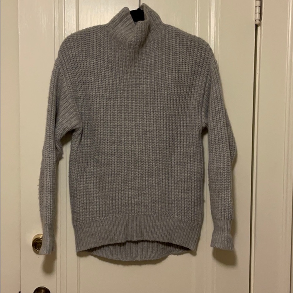 Gap Gray Oversize Turtleneck Sweater - image 1